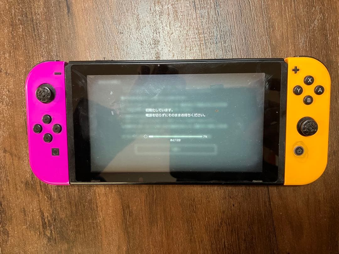 ジャンク！初期化済み　Switch