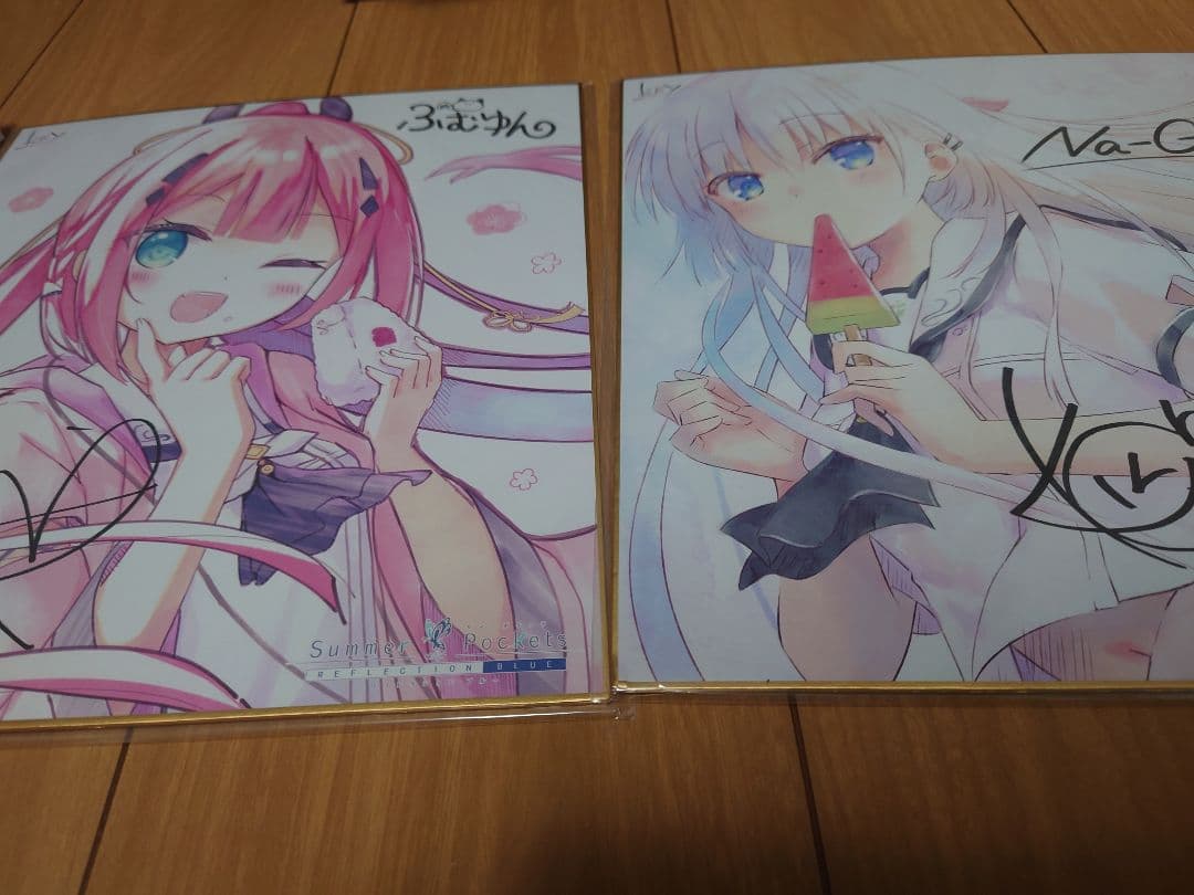 summer pockets Reflection Blue 色紙2枚付き