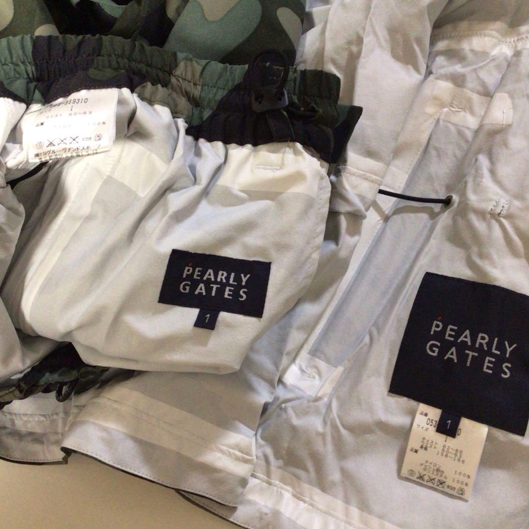 パーリーゲイツ 迷彩 レインウェア セットアップ 3点セット 1 レディース