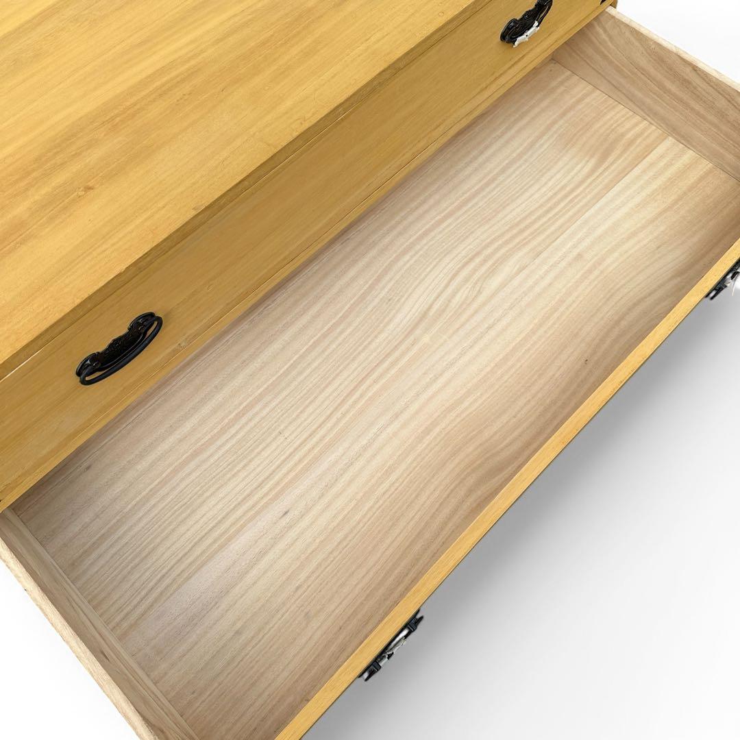 高級 桐箪笥 5段 とのこ仕上げ 砥の粉 衣装タンス 着物 収納