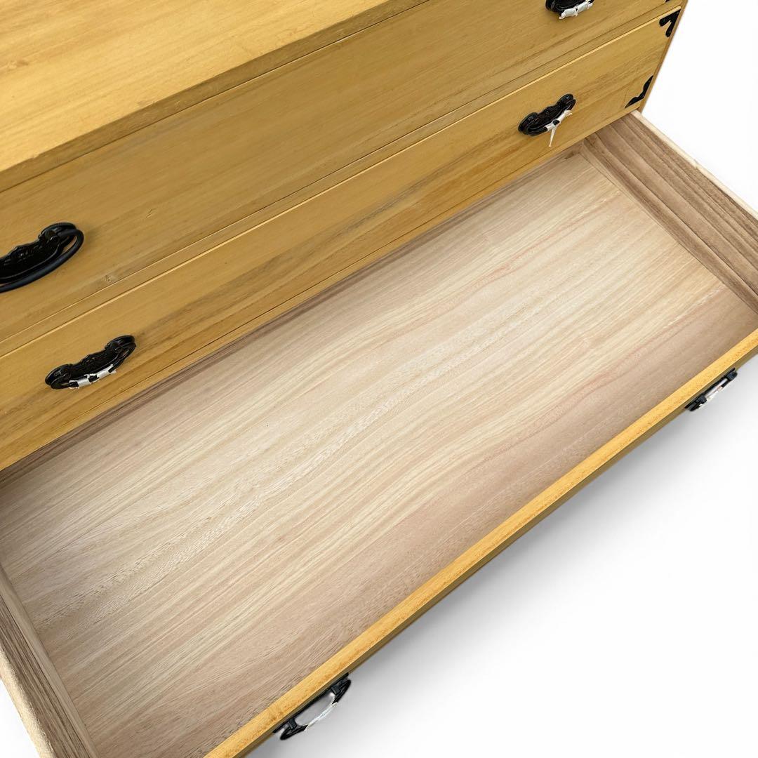 高級 桐箪笥 5段 とのこ仕上げ 砥の粉 衣装タンス 着物 収納