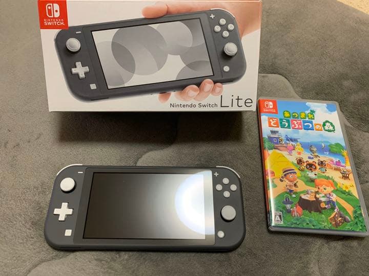 Nintendo Switch Lite グレー　どうぶつの森セット