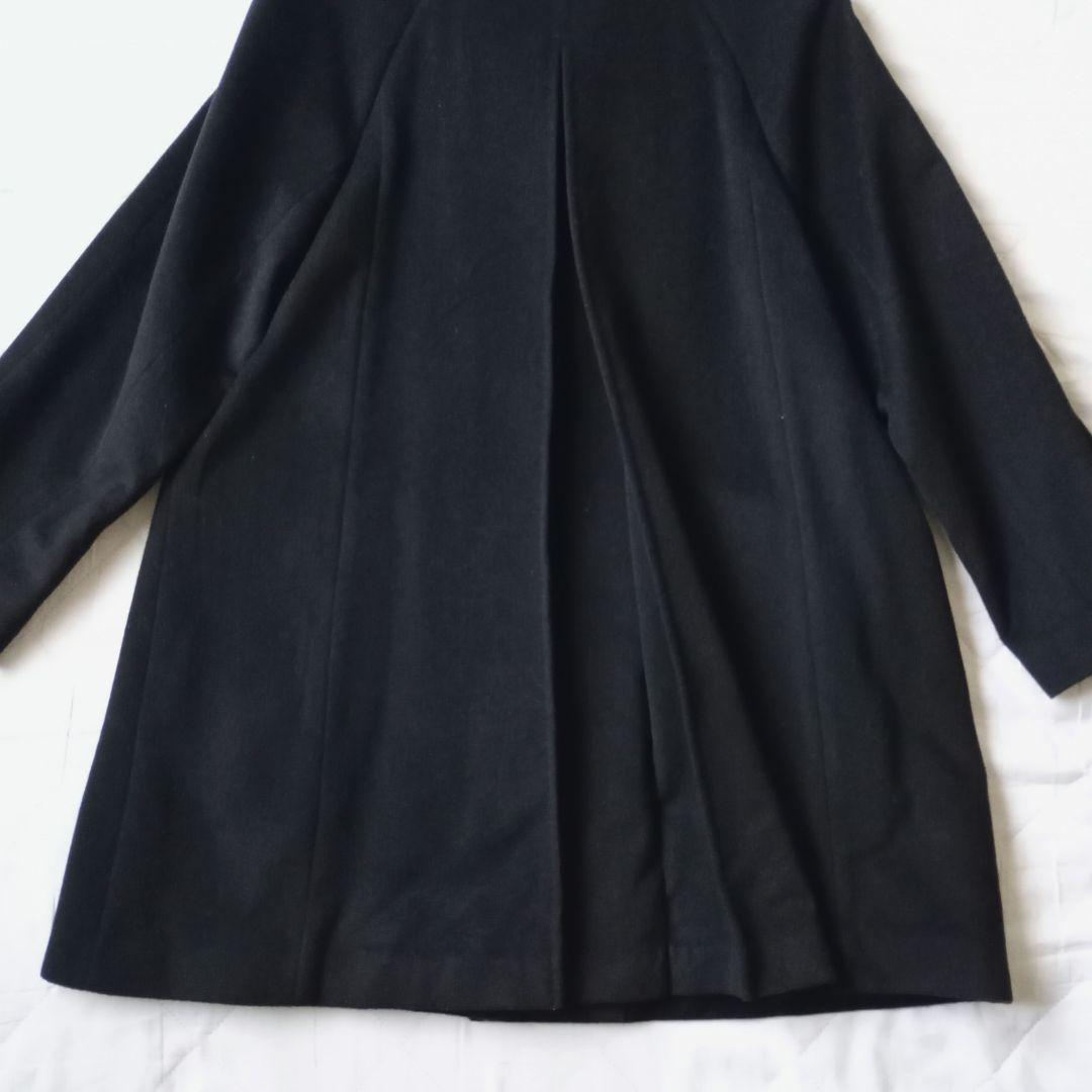 極美品　UNTITLED　ショールカラーコート　カシミヤ混　フォーマル　ゆったり