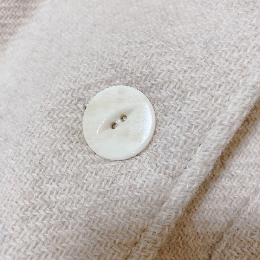 A3209【アニエスベー】希少✨ウール混合ジャケット/似顔絵モチーフ/2/M