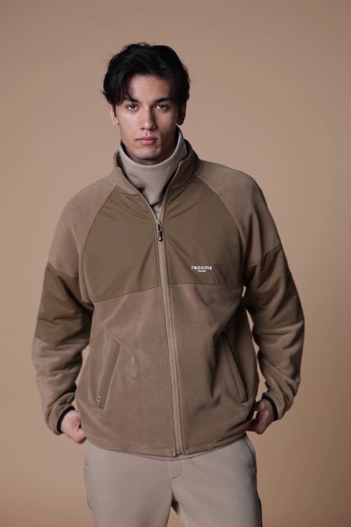 メンズウェア RENOMA GOLF BASIC SWITCHING FLEECE JK