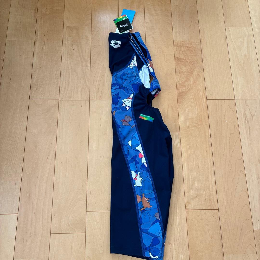 アリーナ　競泳水着　レディース　M おしゃれキャット　マリー　ネイビー