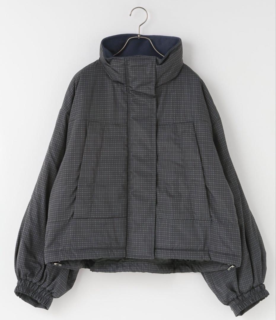 【完売商品】LOWRYSFARM チェックモンスターショートコート ブルゾン