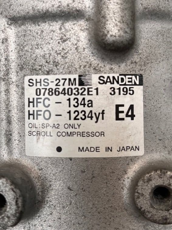 ホンダ純正 電動コンプレッサー 38810-5KP-J01