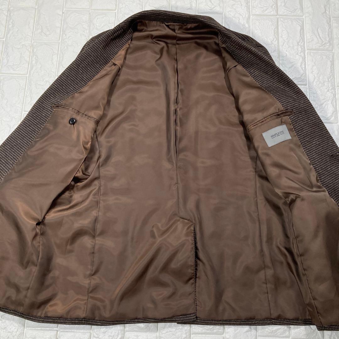 【極美品】SIMPLICITE plus スーツ　セットアップ　千鳥柄　23AW