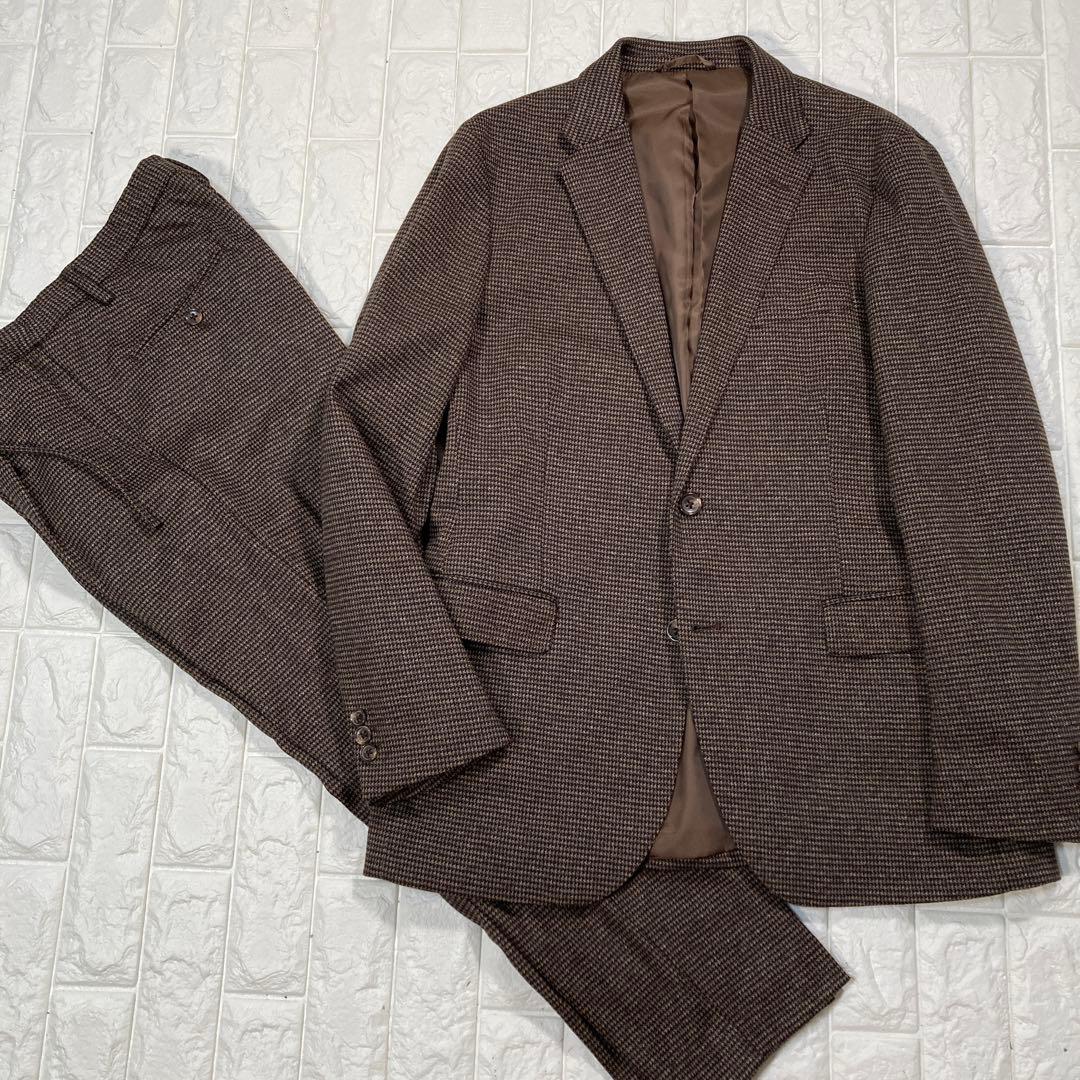 【極美品】SIMPLICITE plus スーツ　セットアップ　千鳥柄　23AW
