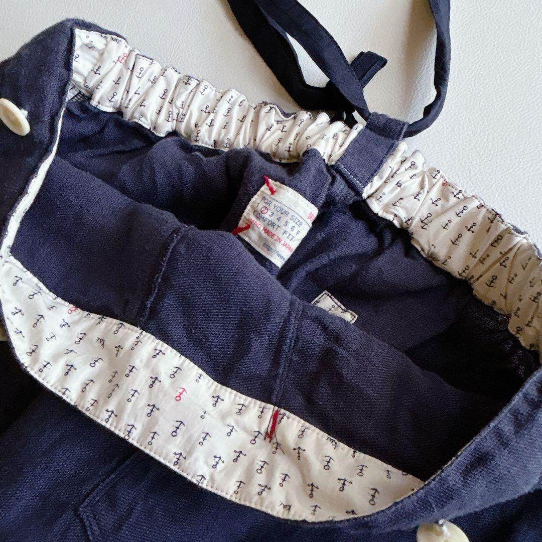 快晴堂謹製 ⿻ リネンヘンプ エプロンサロペット サルエル ナチュラル 2wey