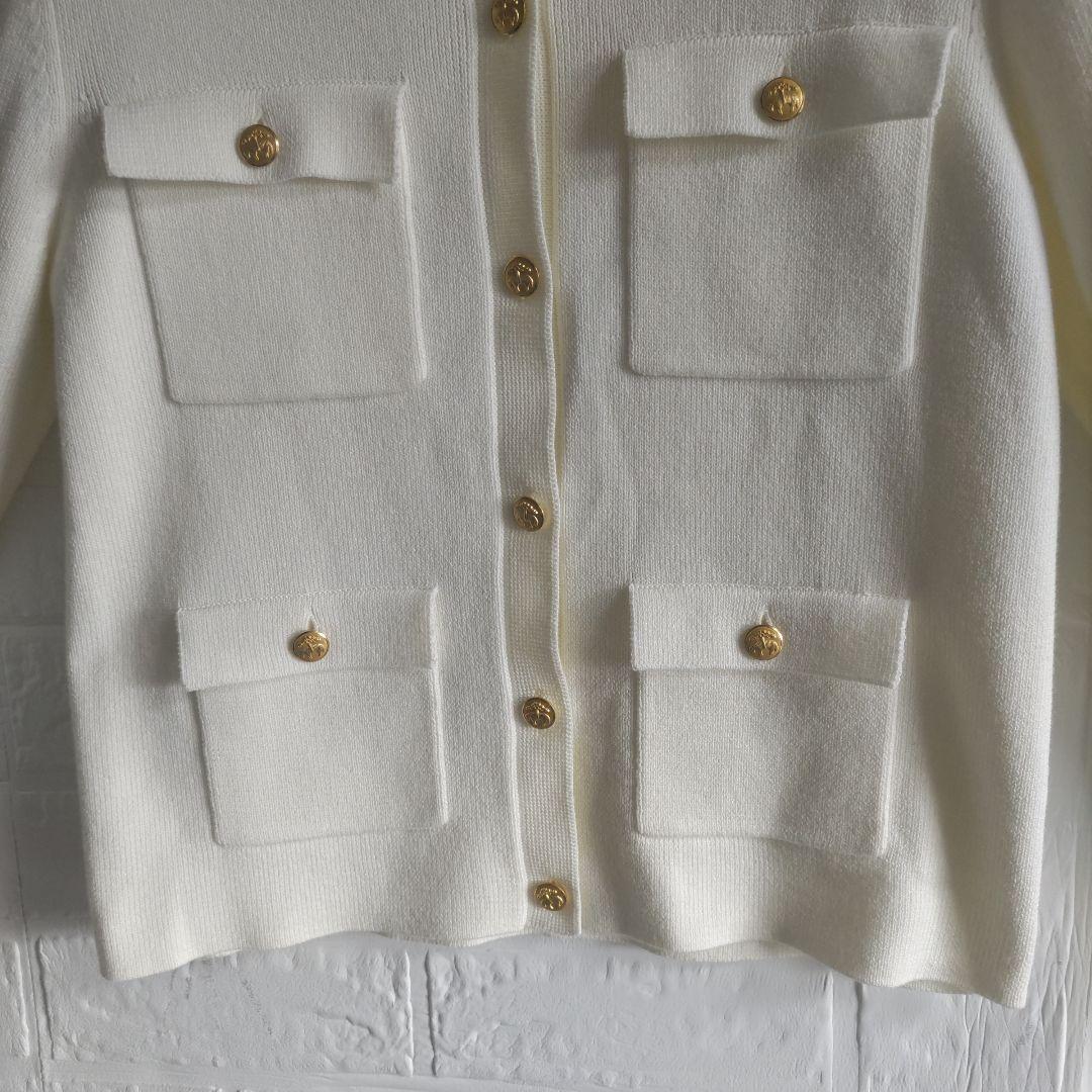 専用✨美品✨BROOKS BROTHERSノーカラーニットジャケットカーディガン
