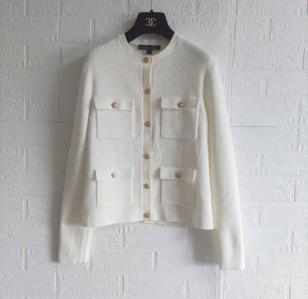 専用✨美品✨BROOKS BROTHERSノーカラーニットジャケットカーディガン