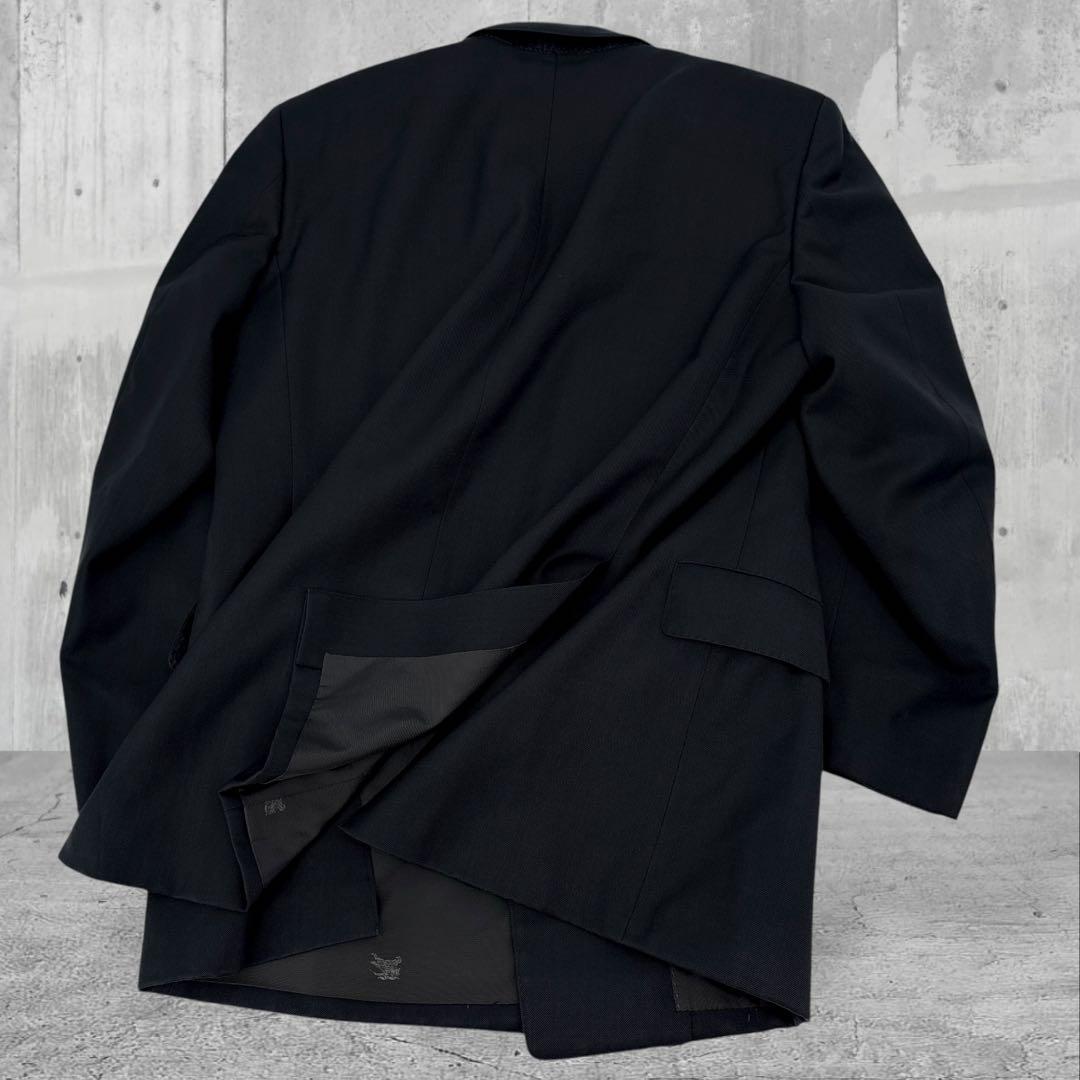 【高級】バーバリー　スーツ　セットアップ　カシミヤ　螺鈿ボタン　ダブル