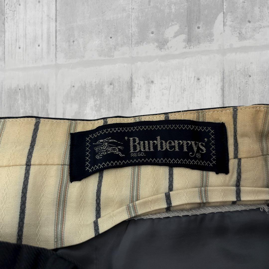 【高級】バーバリー　スーツ　セットアップ　カシミヤ　螺鈿ボタン　ダブル