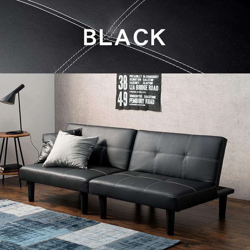 全国一律送料無料新品★4WAY★ベッドになるリクライニングソファ×ベット