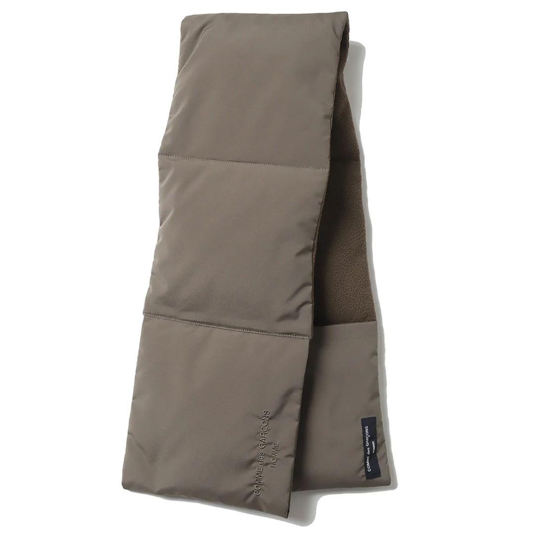 新品★24AW★コムデギャルソンオム★エステルタフタ×エステルフリース★マフラー