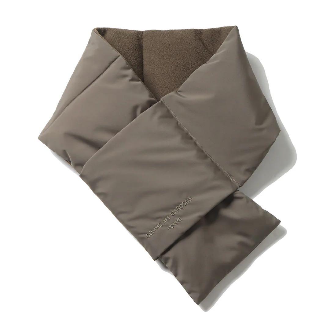 新品★24AW★コムデギャルソンオム★エステルタフタ×エステルフリース★マフラー