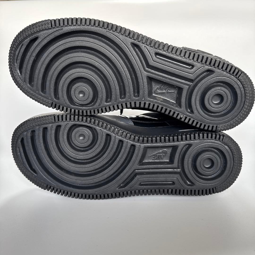 Nike Air Force 1 ブラック　25㎝　厚底