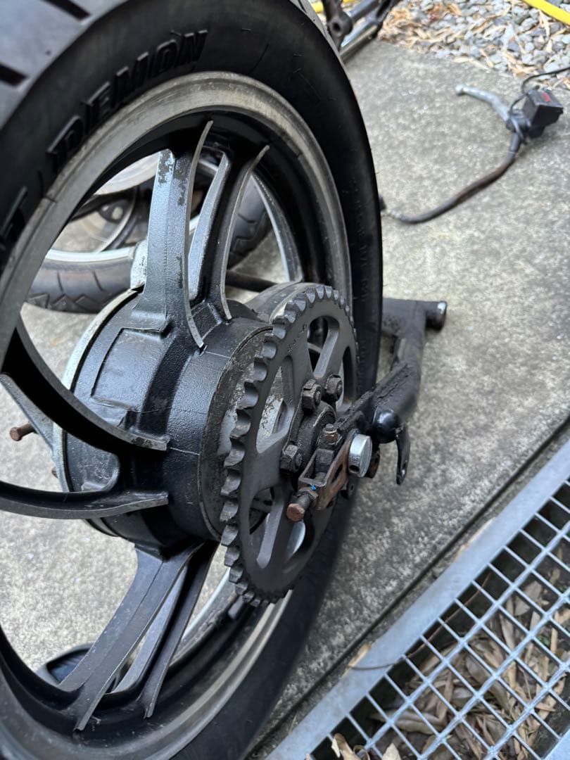 XJ550 フロント リア 回り 要整備