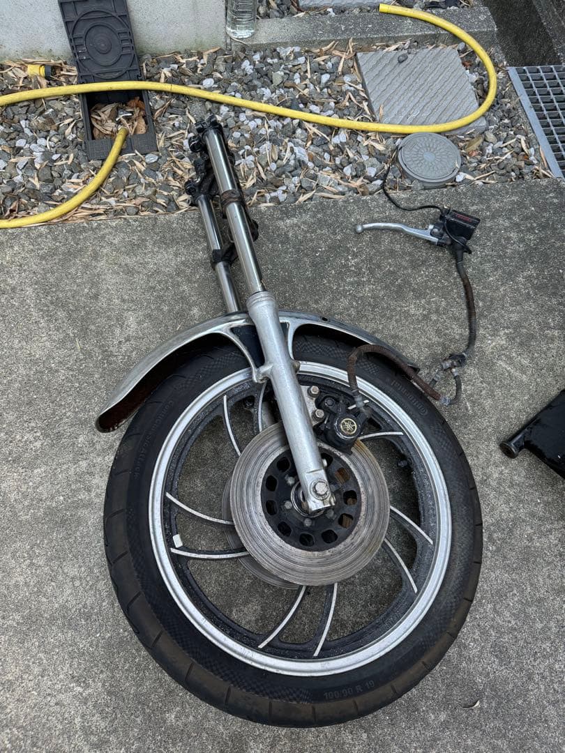 XJ550 フロント リア 回り 要整備