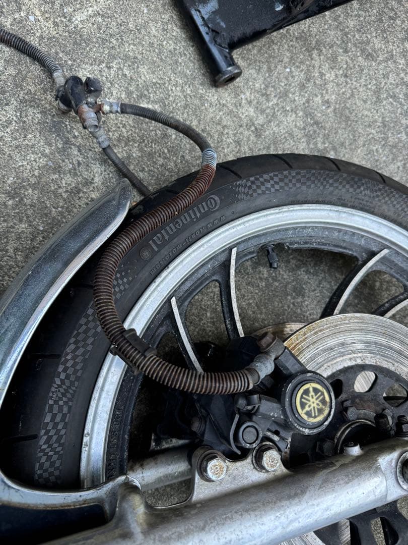 XJ550 フロント リア 回り 要整備