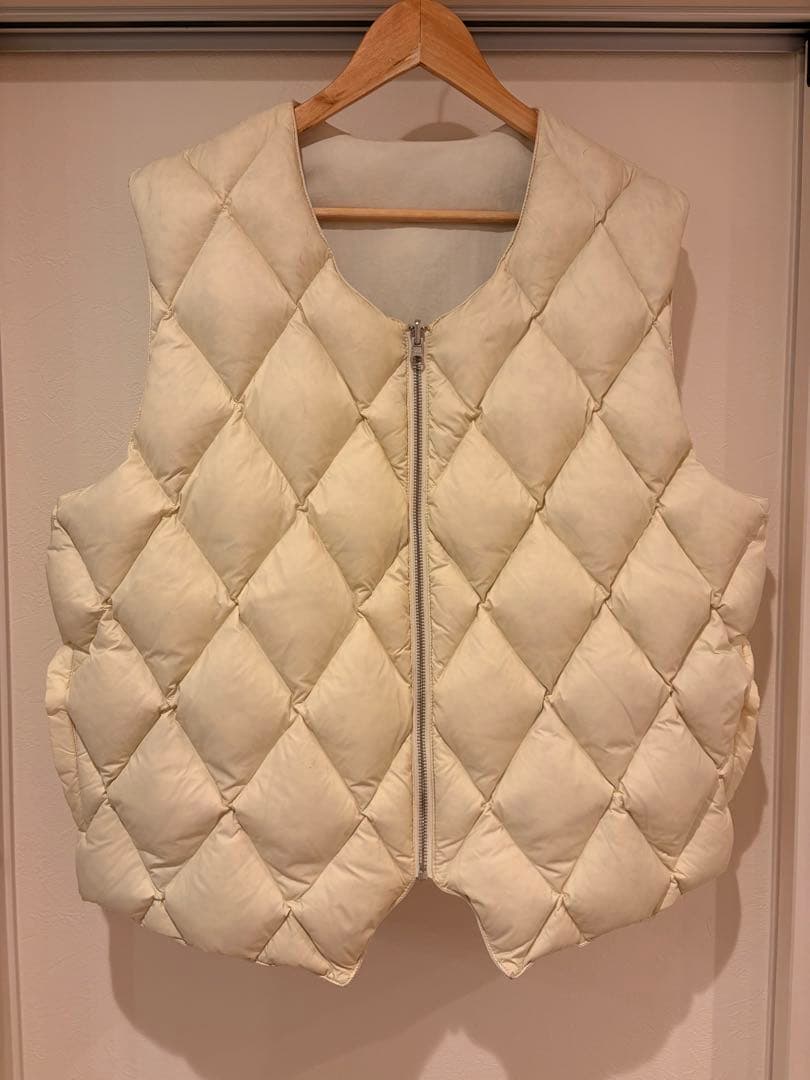 Stussy Reversible Quilted Vest “White” L