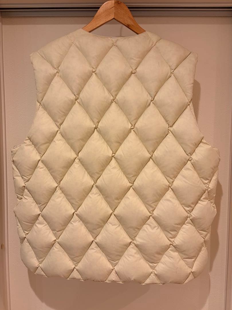 Stussy Reversible Quilted Vest “White” L