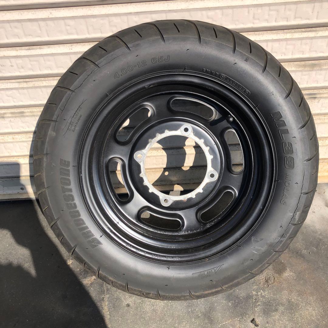 送料込み☆HONDA２サイクルジャイロキャノピー前後ホイール３点SET