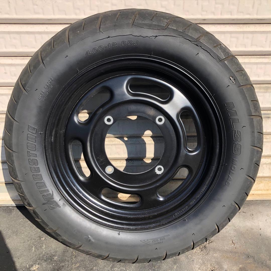 送料込み☆HONDA２サイクルジャイロキャノピー前後ホイール３点SET