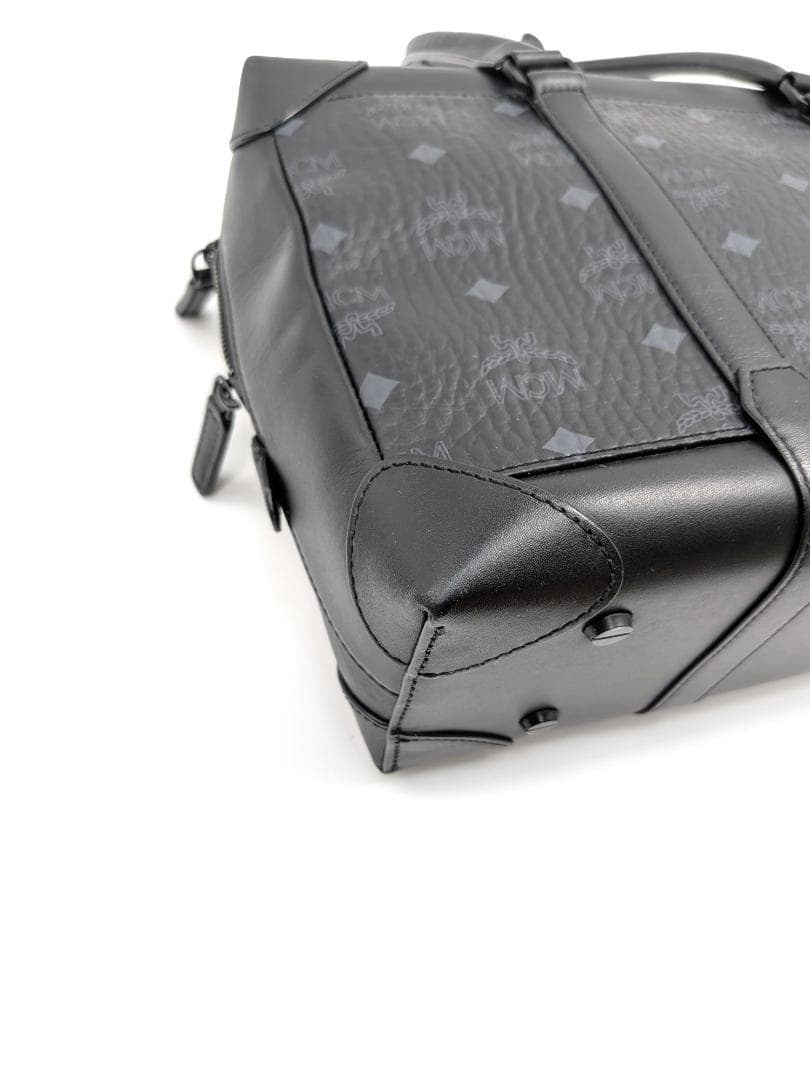 極美品✨ ＭＣＭ 2wayバッグ ヴィセトス レザー ブラック 0KQ