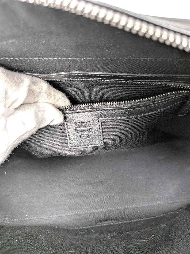 極美品✨ ＭＣＭ 2wayバッグ ヴィセトス レザー ブラック 0KQ