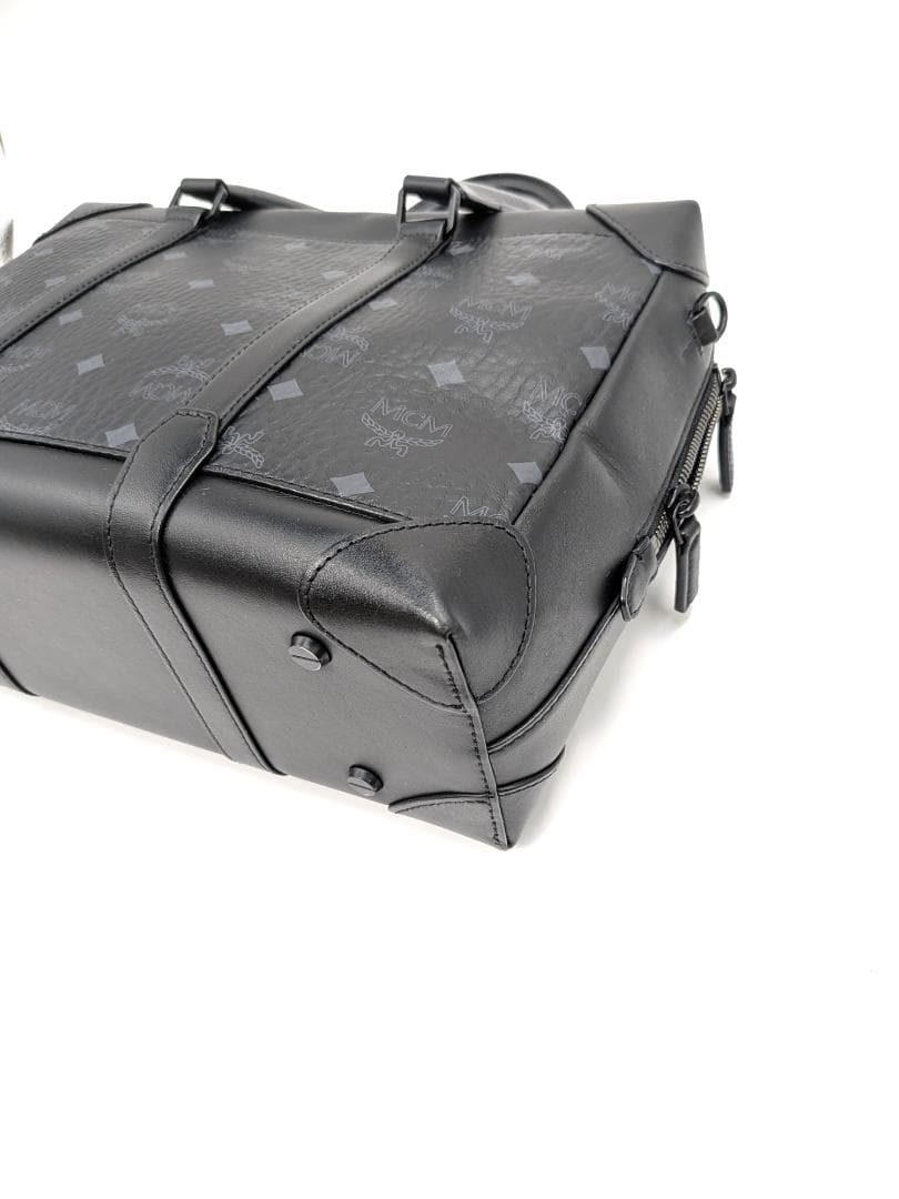 極美品✨ ＭＣＭ 2wayバッグ ヴィセトス レザー ブラック 0KQ