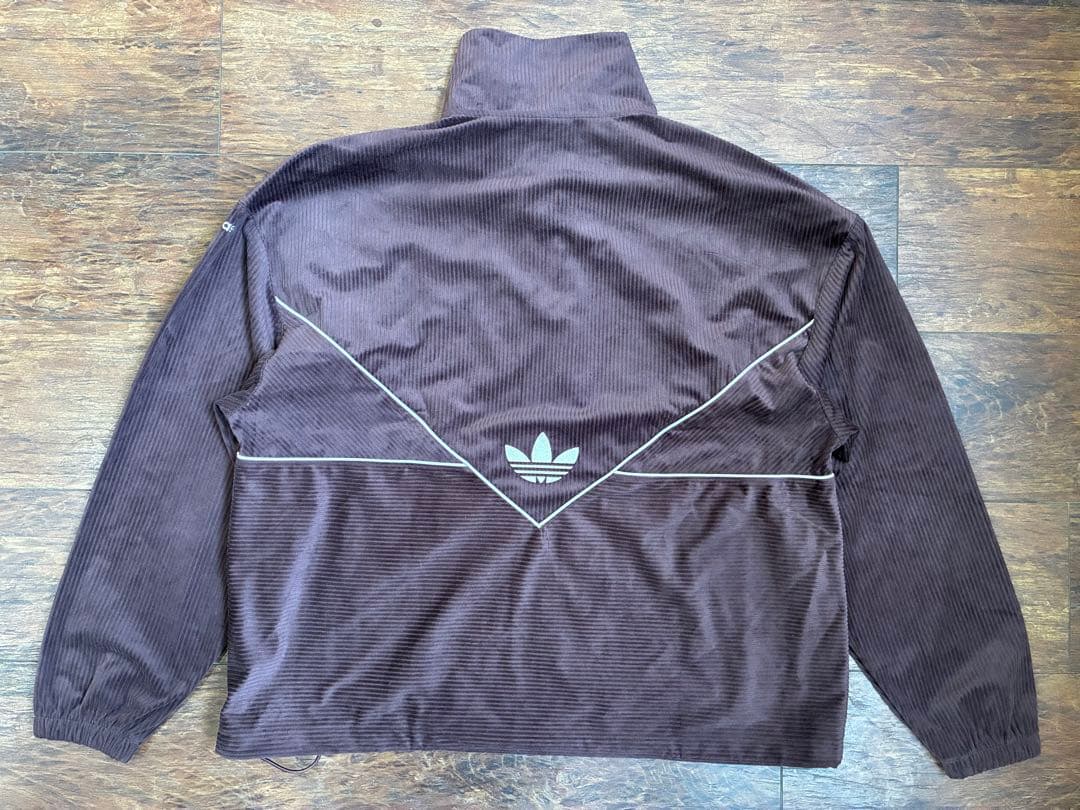 adidas コーデュロイブラウン ジャージセット 2XL