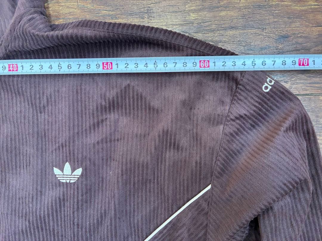adidas コーデュロイブラウン ジャージセット 2XL
