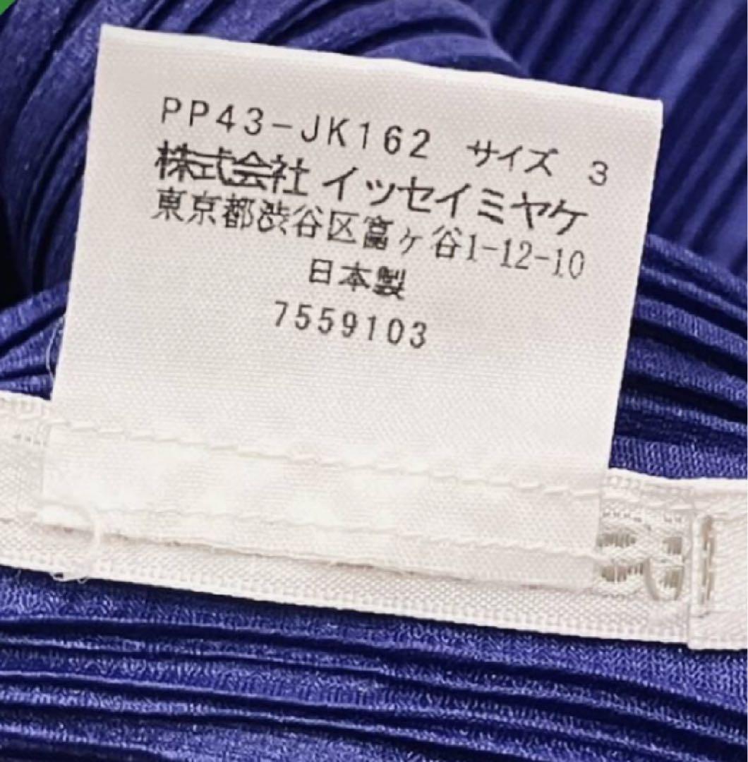 【美品】Lサイズ　イッセイミヤケ プリーツプリーズ パープル系 カットソー