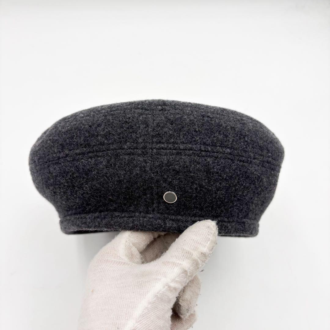 エルメス ベレー帽　サントノーレ カシミヤ セリエボタン　サイズ58