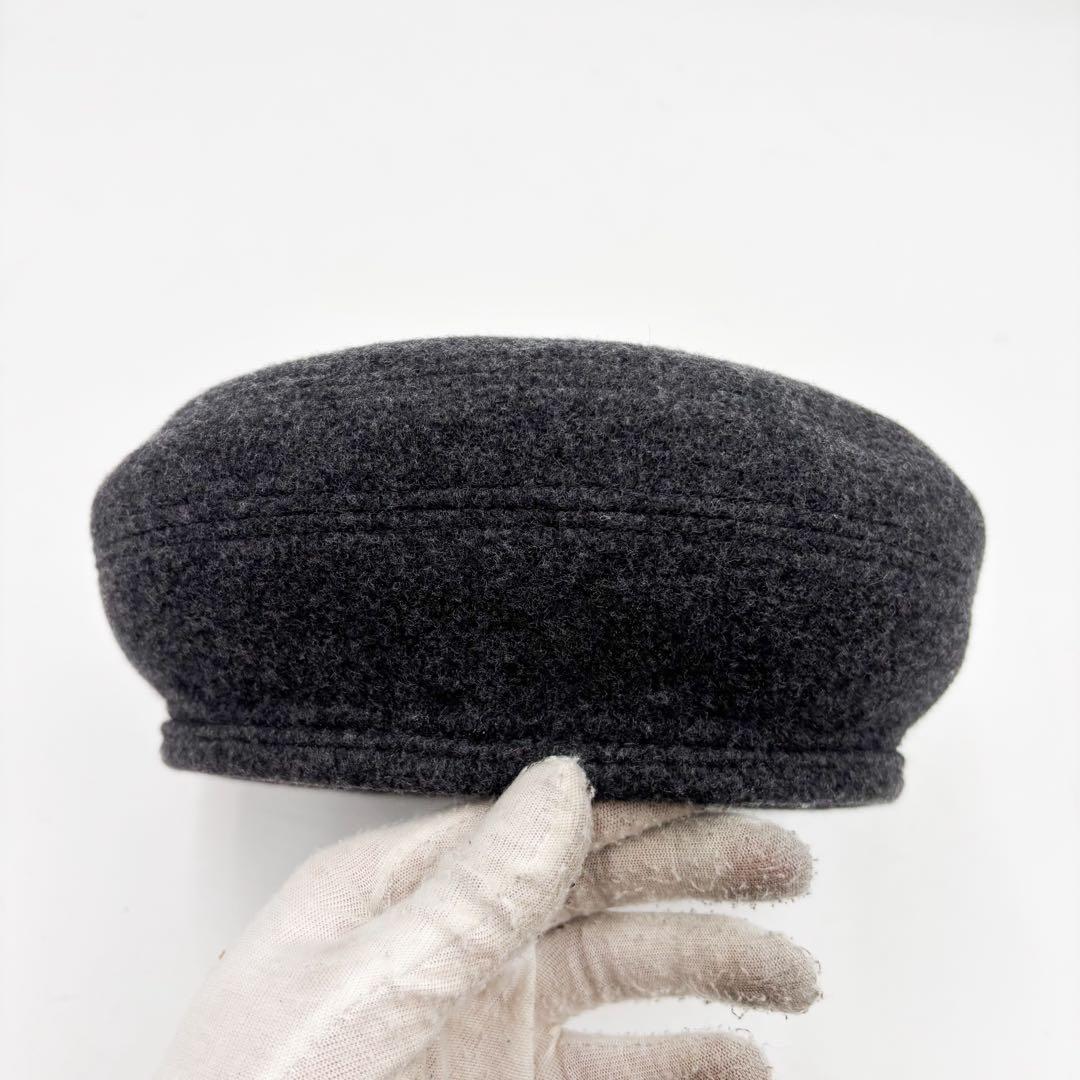 エルメス ベレー帽　サントノーレ カシミヤ セリエボタン　サイズ58