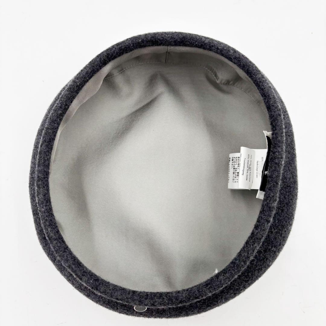 エルメス ベレー帽　サントノーレ カシミヤ セリエボタン　サイズ58