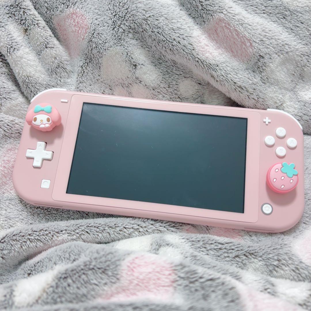Nintendo Switch Lite ピンク 本体 カスタム