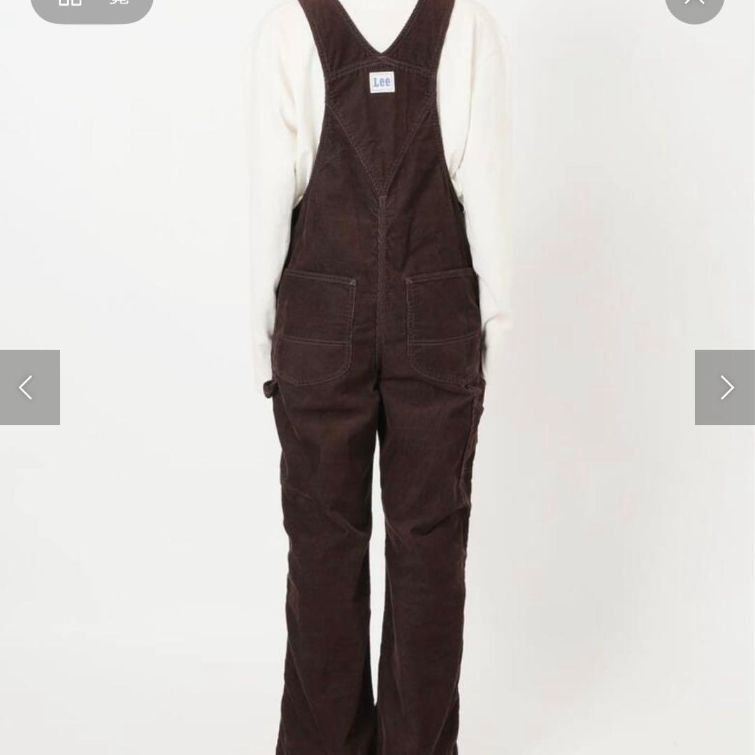 25日まで価格！美品！スローブイエナ Lee別注コーデュロイオーバーオール