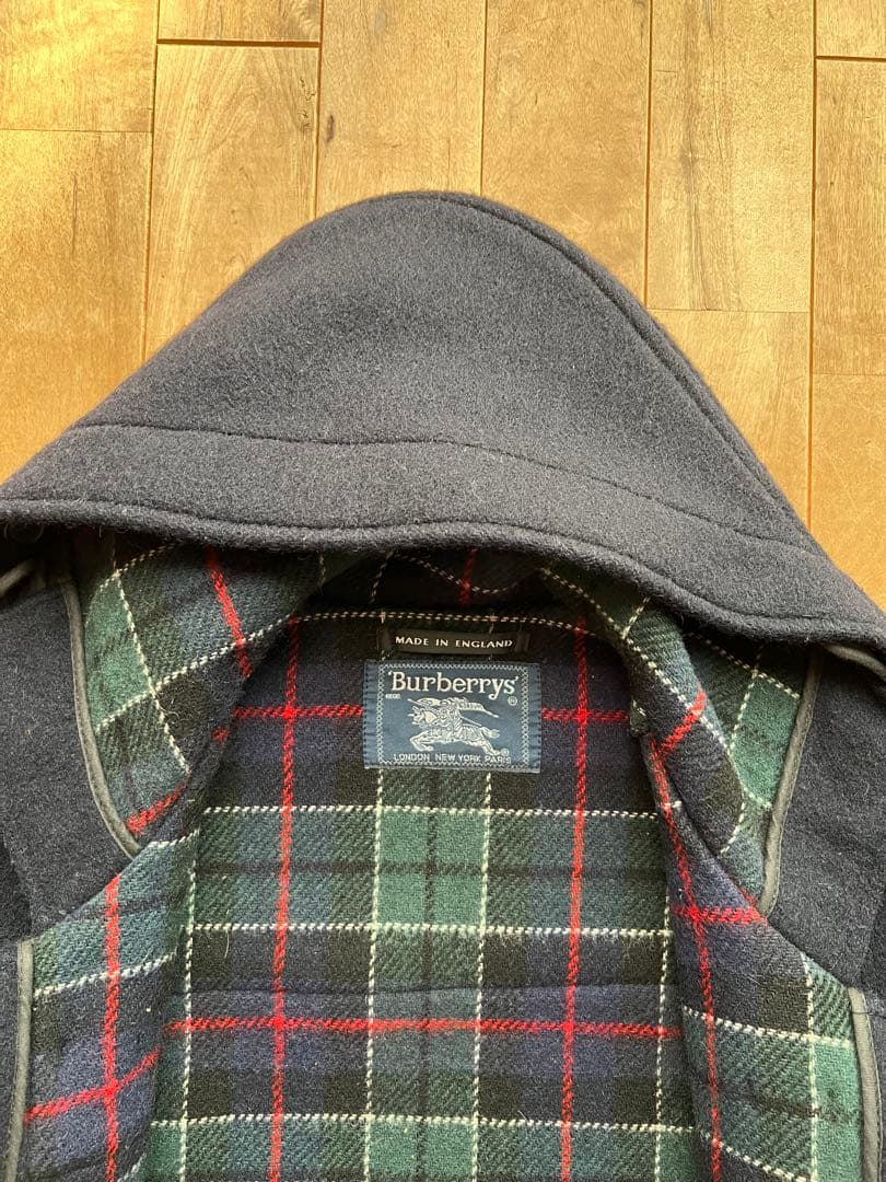 80's Burberrysバーバリーズ正規・英国製ヴィンテージダッフルコートS