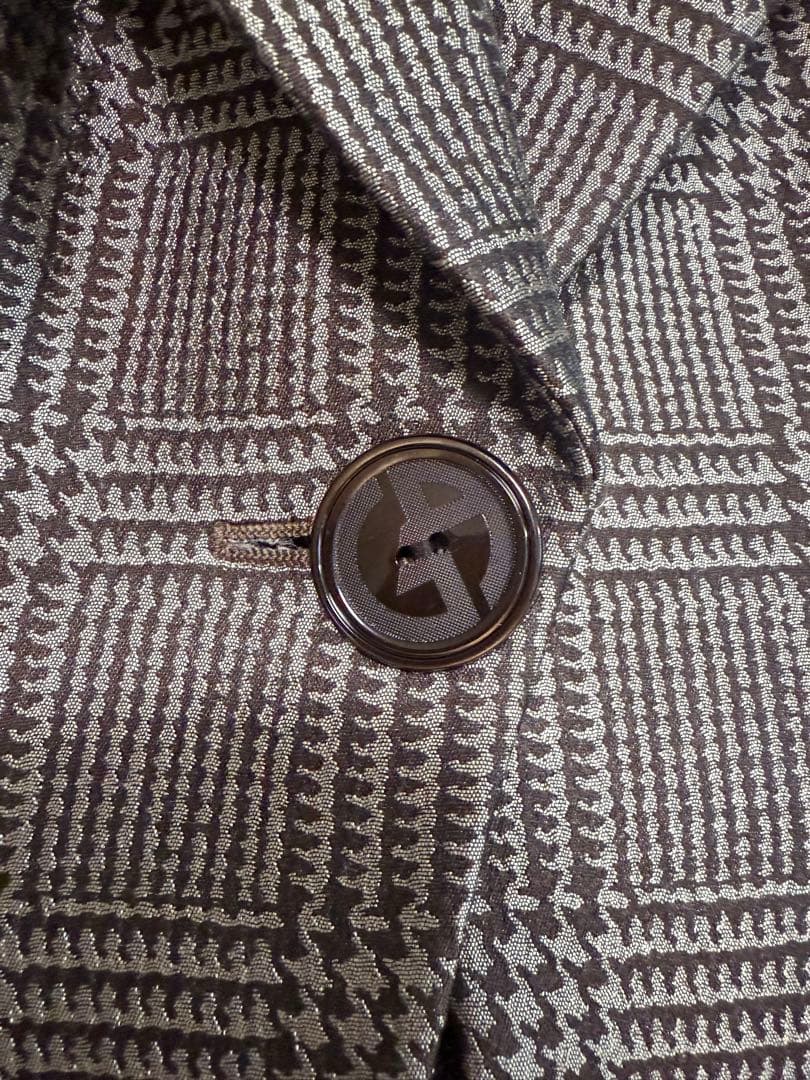 GIORGIO ARMANI ジャケット イタリア製 背中リボン グレンチェック