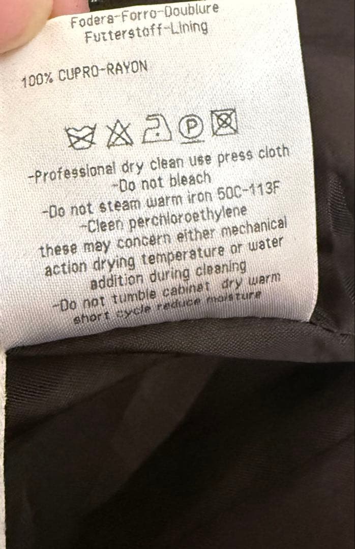 GIORGIO ARMANI ジャケット イタリア製 背中リボン グレンチェック