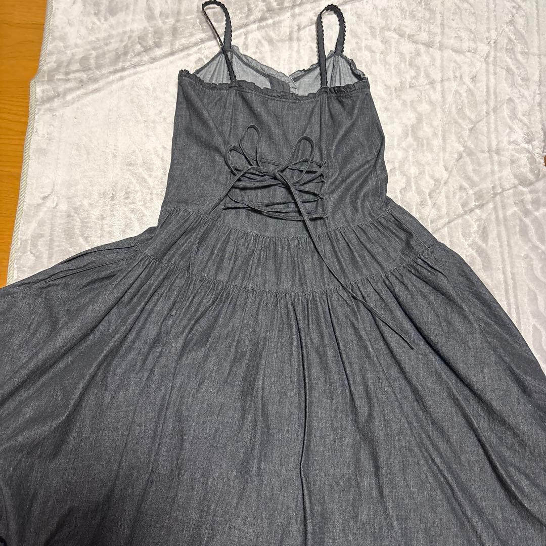 【ピンクハウス】デニムキャミワンピース