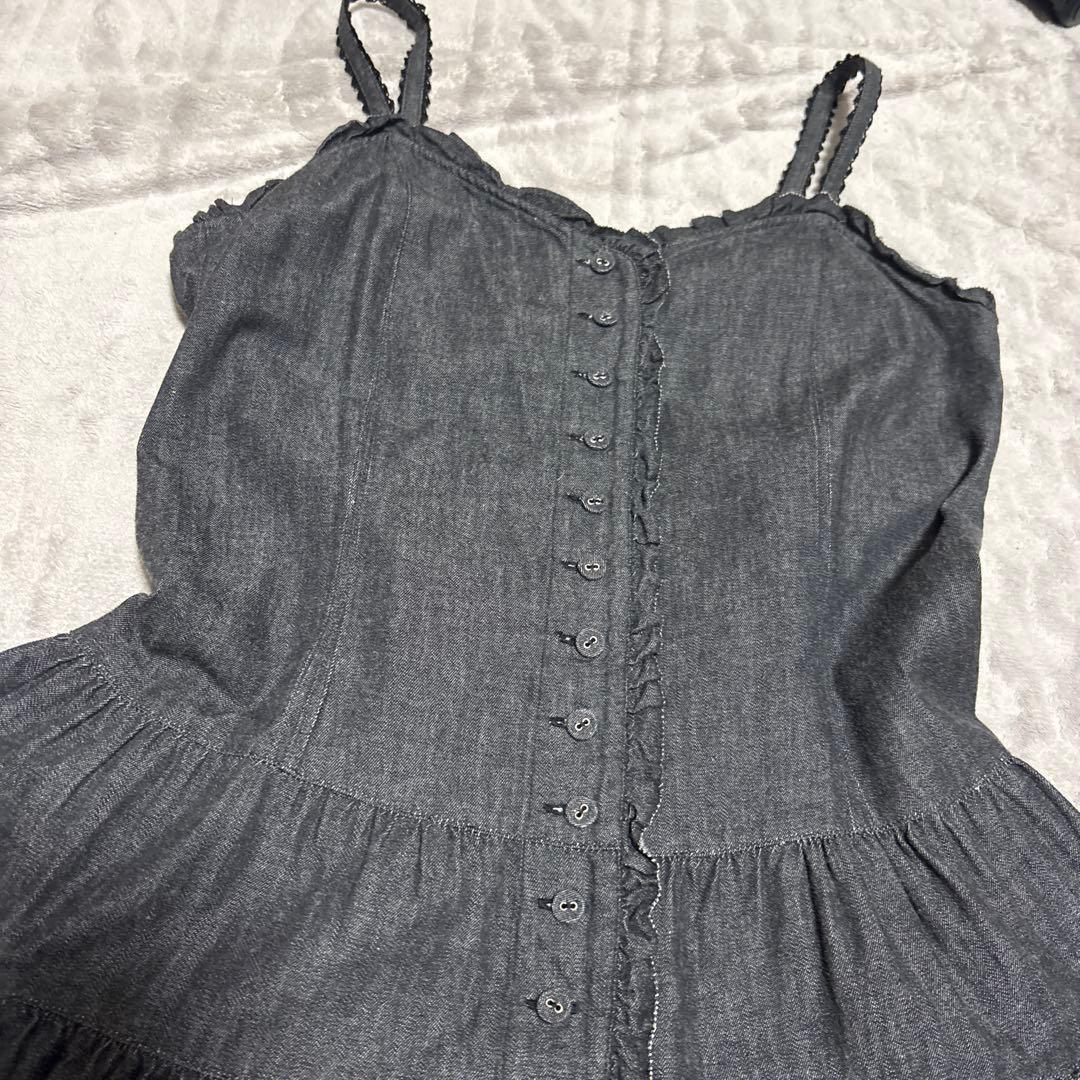 【ピンクハウス】デニムキャミワンピース