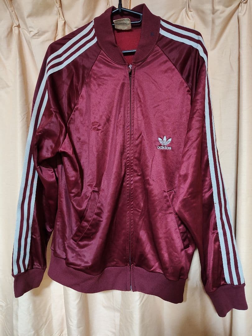 アディダス ATP バーガンディ ワインレッド 80sビンテージ Lサイズ