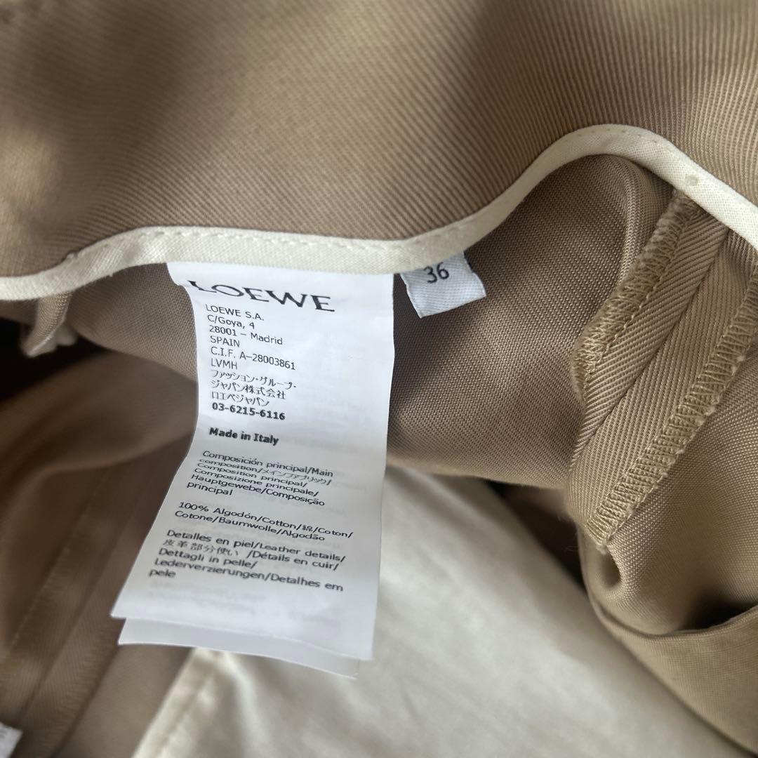 【新品未使用】LOEWEロエベ　ピン ショーツ　ハーフパンツ2024SS 36