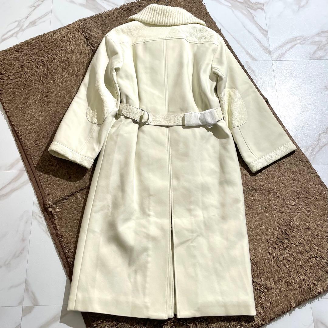 現行 タグ付き✨ エルメス HERMES トレンチコート ディアスキン カシミヤ