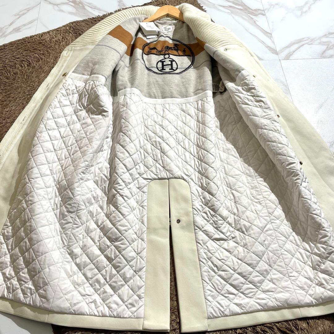 現行 タグ付き✨ エルメス HERMES トレンチコート ディアスキン カシミヤ